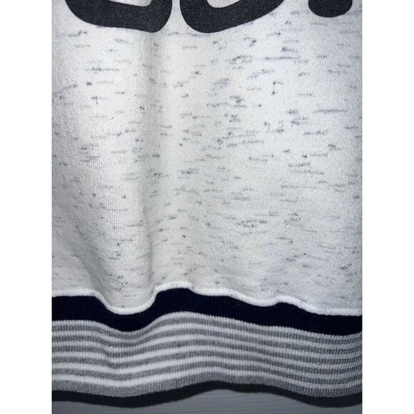 Vintage 90s LA LOVING Gray Sweatshirt Not Only Am I Perfect I'm Swedish Too Sz L - Picture 3 of 8